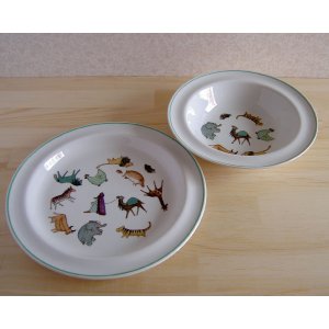 画像: Children's plate set zoo/ARABIA（アラビア）