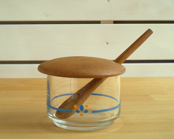 画像1: Glass Bowl  with spoon